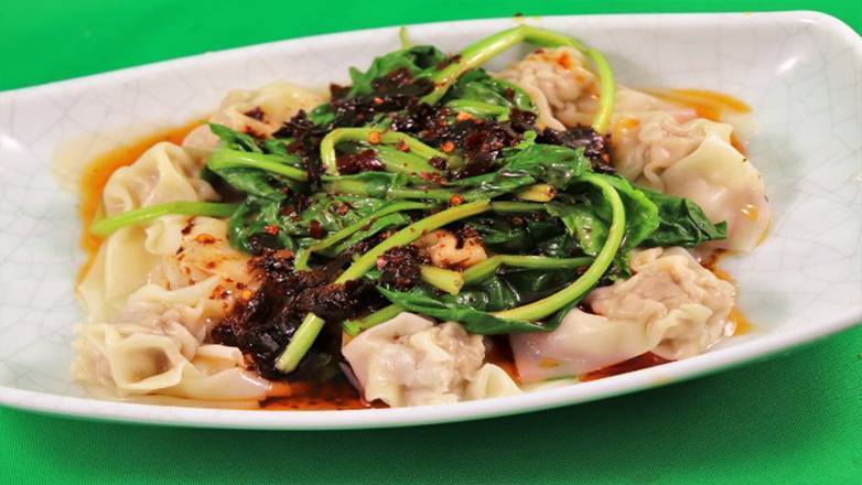 红油抄手 Sichuan Hot Chilli Wontons (8 pcs)
